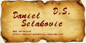 Daniel Selaković vizit kartica